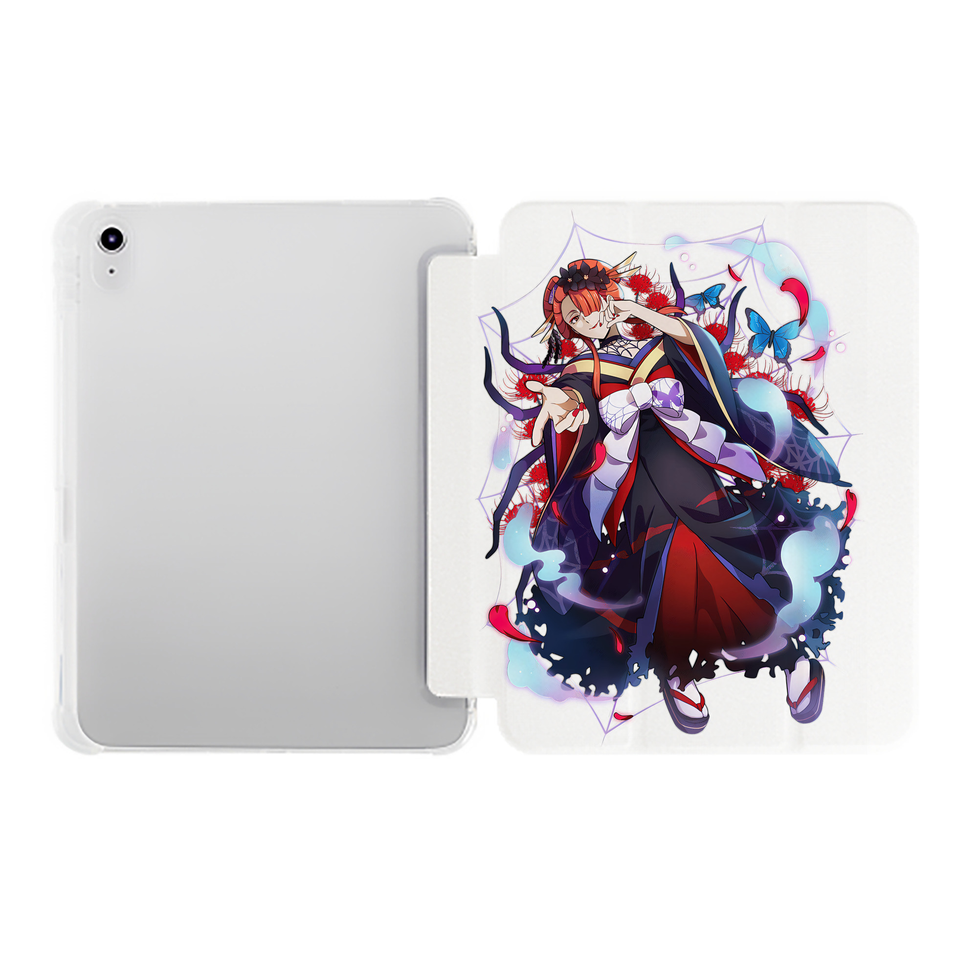 （画像用） 文豪ストレイドッグス Bungo Stray Dogs IPad ケース ペン収納付き 三つ折りスタンド PUレザー×シリコン 対応機種9.5/10.5/10.9インチ